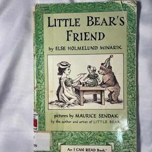 Vintage 1960 Little Bear Friend By Else Holmelund Minarik Paperback